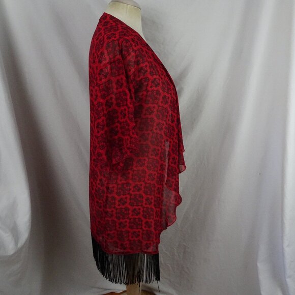 Lularoe Monroe Kimono Women Cover Size S - Picture 4 of 9